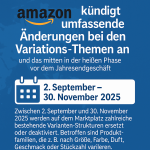 amazon ändert Varianten Themes